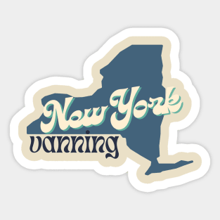 New York Vanning (Blue) Sticker